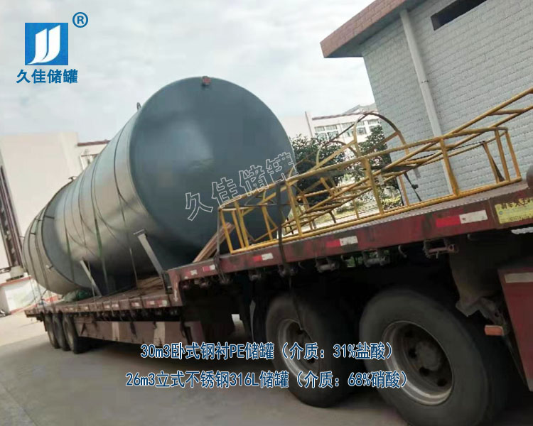 江西30立方鹽酸儲罐和26立方硝酸儲罐廠家哪家好？